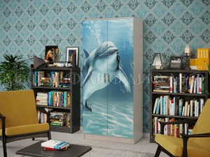 Шкаф распашной 2-х створчатый Дельфин (Миф)